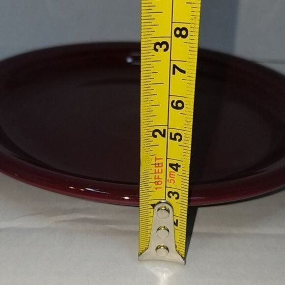 Fiestaware Fiesta CERAMIC Salad Plate Dish Claret 7.25" - Picture 5 of 8